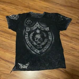 Affliction reversible shirt